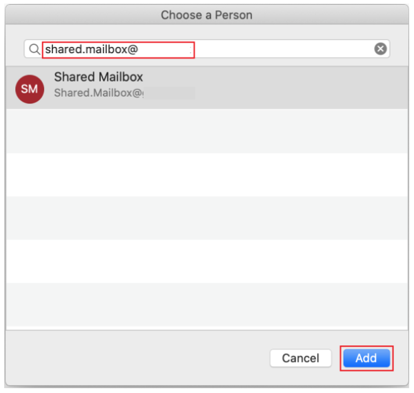 shared mailbox